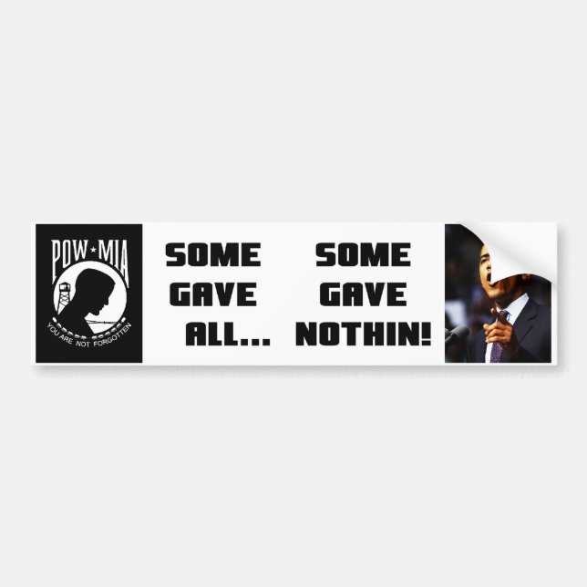 Some Gave All! Bumper Sticker (Front)