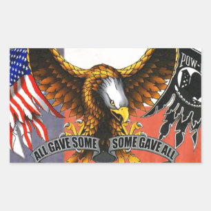 Some Gave It All Rectangular Sticker