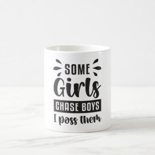 Some Girls Chase Boys I Pass Them Swimming Swim Coffee Mug