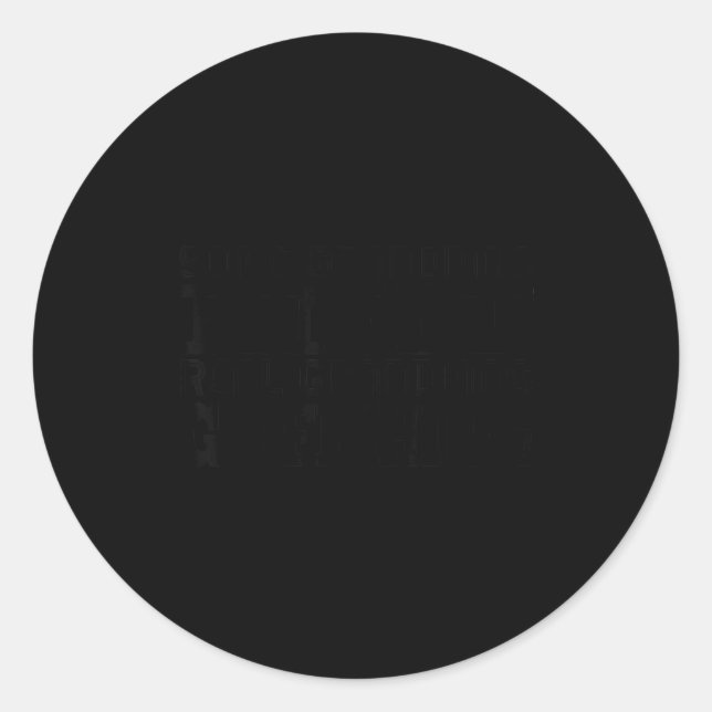 Some Grandmas Knit Real Grandmas Go Fishing Lover  Classic Round Sticker (Front)