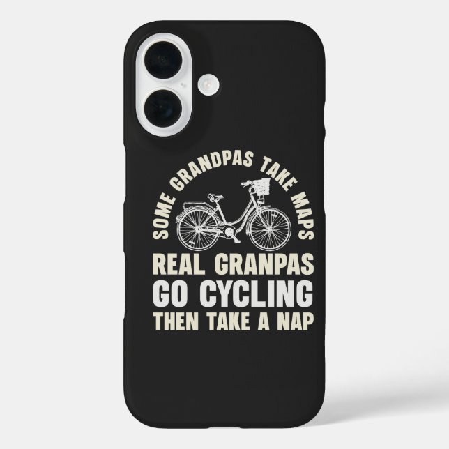 Some Grandpas Go Cycling Funny Cycle  Case-Mate iPhone Case (Back)