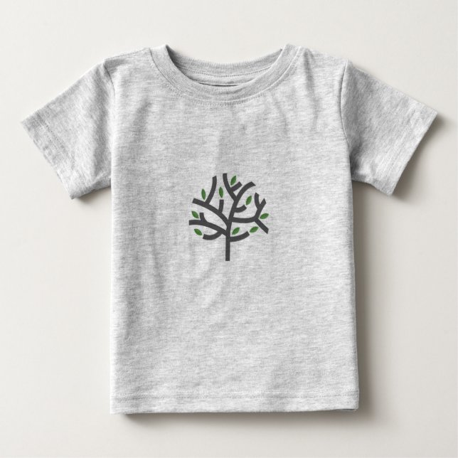 Some green leave tree baby T-Shirt (Front)