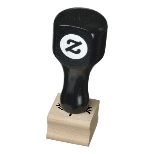 Some green leave tree rubber stamp