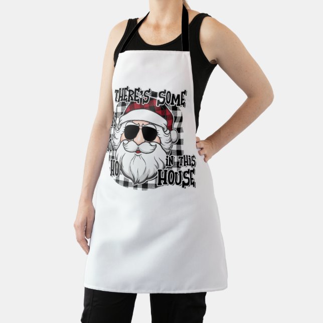 Some Hos in This House | Punny Santa Sublimation Apron (Insitu)