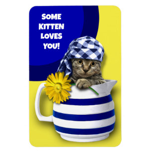 Some Kitten Loves You. Mother's Day Gift Magnet
