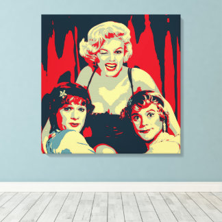 Some like it hot Pop Art Canvas Print