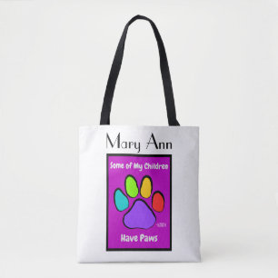 Some of My Children Have Paws tote Bag