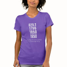 Some of my favourite numbers (light design) T-Shir