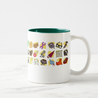 "Some of the neat stuff I've picked up." Two-Tone Coffee Mug