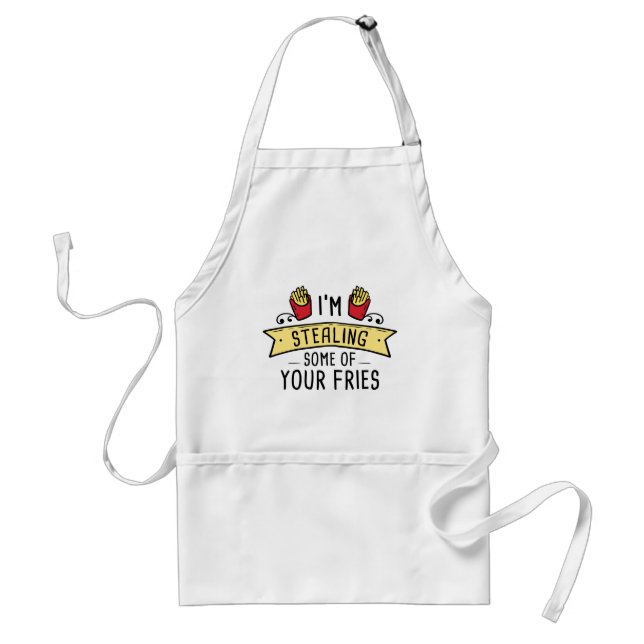 Some Of Your Fries Standard Apron (Front)