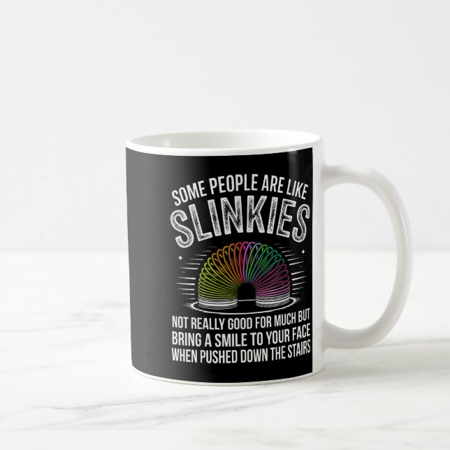 Some People Are Like Slinkies Funny Humor Retro Sa Coffee Mug (Right)