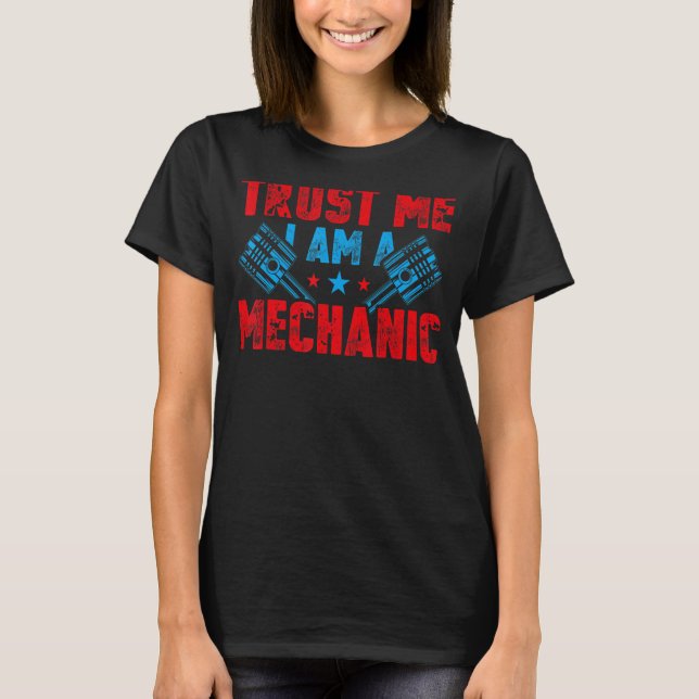 Some People Call Me Mechanic Mechanical T-Shirt (Front)