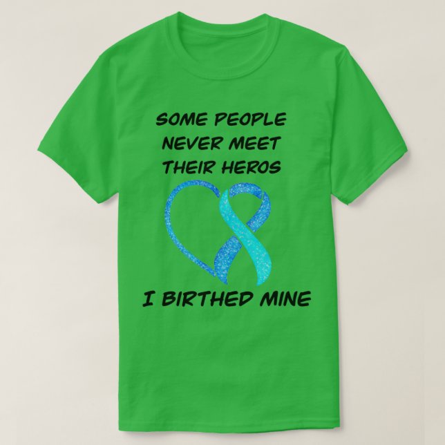 Some people hydrocephalus Awareness glitter look T-Shirt (Design Front)