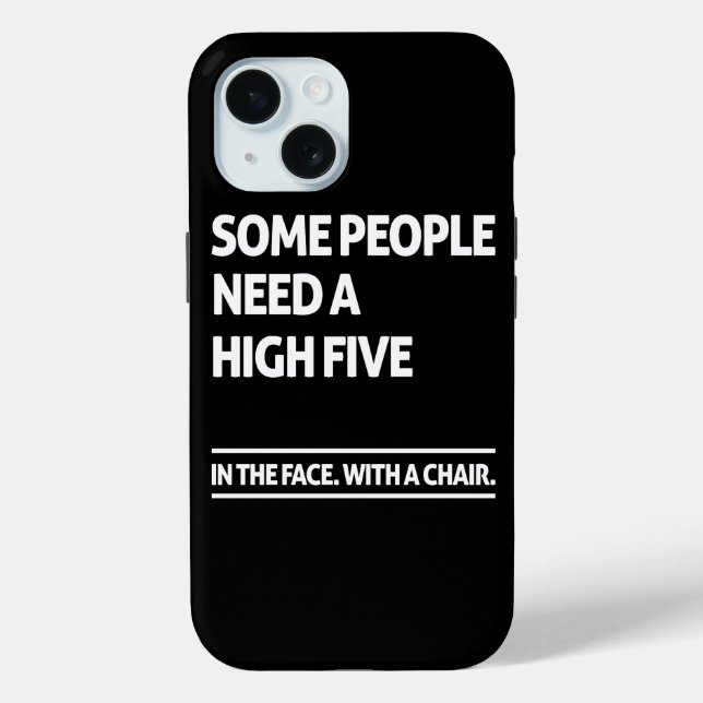 Some people need a high five Case-Mate iPhone case (Back)