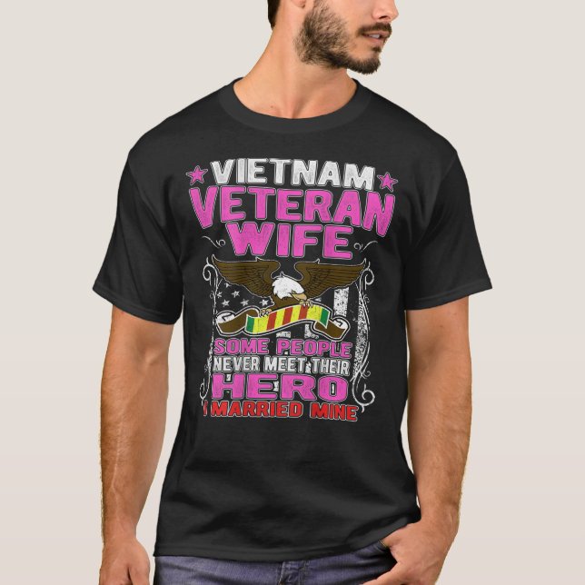  Some People Never Meet Their Hero Vietnam Veteran T-Shirt (Front)