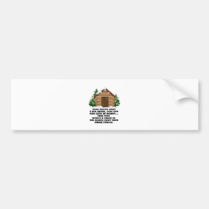 Some People Want A Big House Beautiful Christmas Bumper Sticker