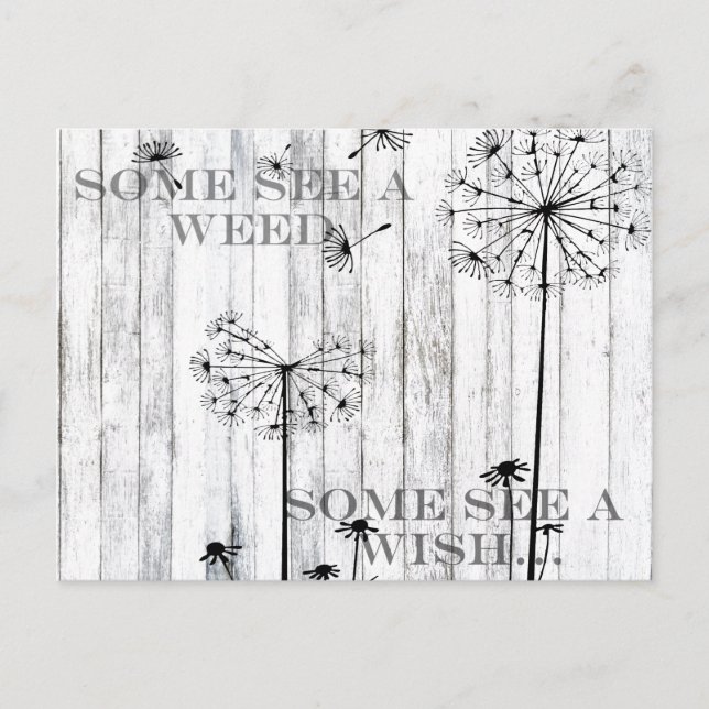 Some See A Weed Postcard (Front)