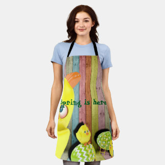 Some silly little chicks apron