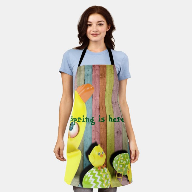 Some silly little chicks apron (Worn)