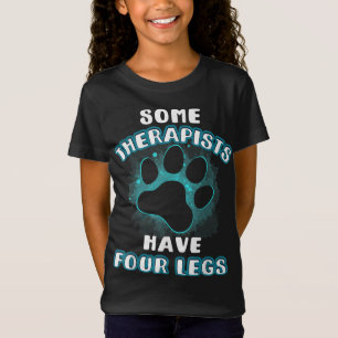Some Therapists Have Four Legs Dog Lover Owner Gif T-Shirt