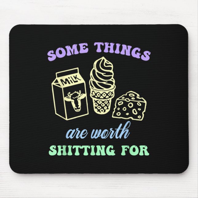 Some Things Are Worth Ting For Funny Apparel  Mouse Pad (Front)