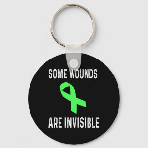 Some Wounds Are Invisible Mental Health Awareness  Key Ring