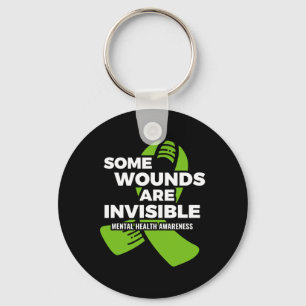 Some Wounds Invisible Mental Health Awareness Psyc Key Ring