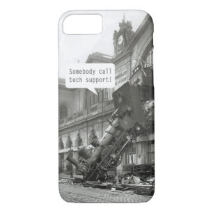 Somebody Call Tech Support Train Wreck Case-Mate iPhone Case