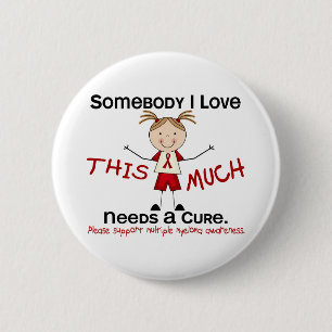 Somebody I Love - Multiple Myeloma (Girl) 6 Cm Round Badge
