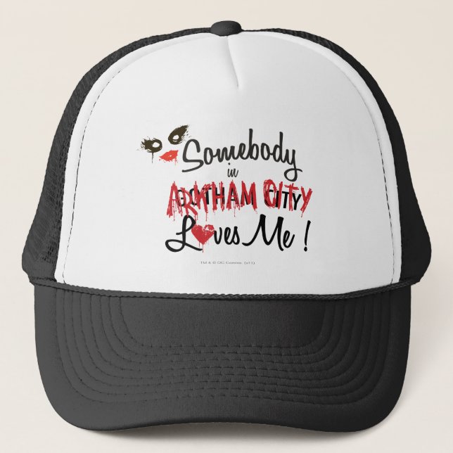 Somebody in AC Loves Me Trucker Hat (Front)