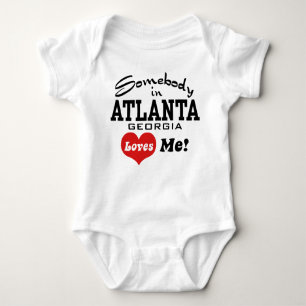 Somebody In Atlanta Georgia Loves Me Baby Bodysuit