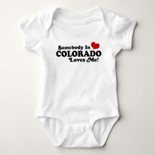 Somebody In Colorado Loves Me Baby Bodysuit