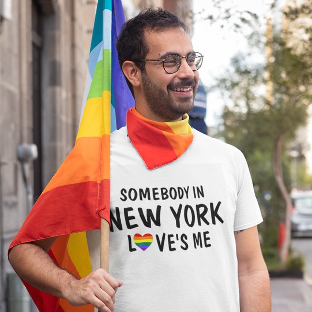 Somebody In New York Loves Me Shirt (Love)