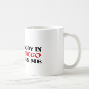 Somebody in San Diego loves me t shirt Coffee Mug