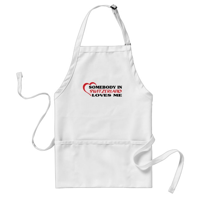 Somebody in Switzerland Loves Me Standard Apron (Front)
