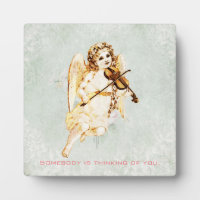 Somebody Is Thinking Of You Angel Playing Violin