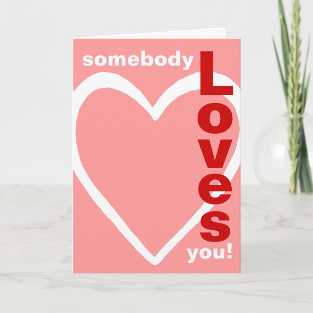 Somebody Loves You! Holiday Card (Front)