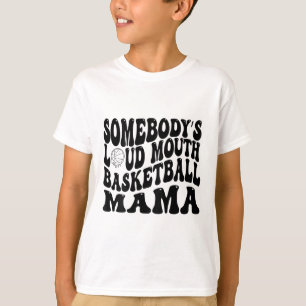 Somebody’s Loud Mouth Sketll Mama Retro Wavy Groov T-Shirt