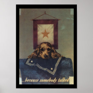 Somebody Talked World War 2 Poster