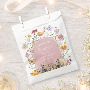 SomeBunny Easter Wildflower Baby Shower Thank You Favour Bags