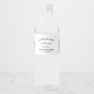 SomeBunny Easter Wildflower Baby Shower Water Bottle Label