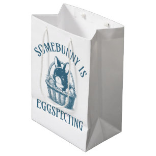 Somebunny Is Eggspecting Pregnancy Announcement Medium Gift Bag