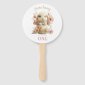 Somebunny is Turning One Handheld Party Fans