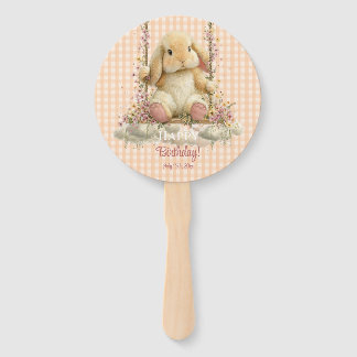 Somebunny is Turning One Handheld Party Fans