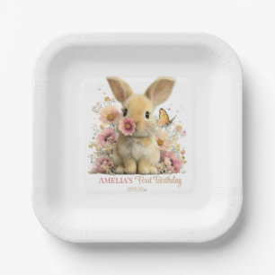 Somebunny is Turning One Paper Plates
