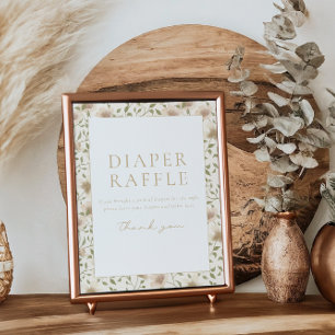 Somebunny Spring Easter Floral Raffle Sign