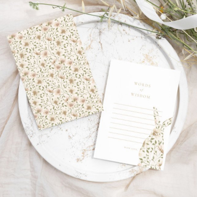 Somebunny Spring Words of Wisdom Baby Advice Card (Creator Uploaded)