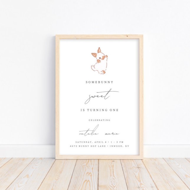 Somebunny Sweet Spring Easter Girls Welcome Sign (Creator Uploaded)