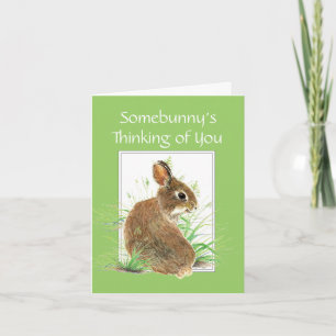 Somebunny's Thinking of You, Rabbit, Bunny Card