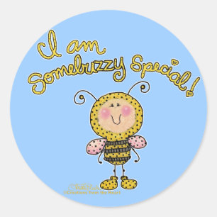 Somebuzzy Special Classic Round Sticker